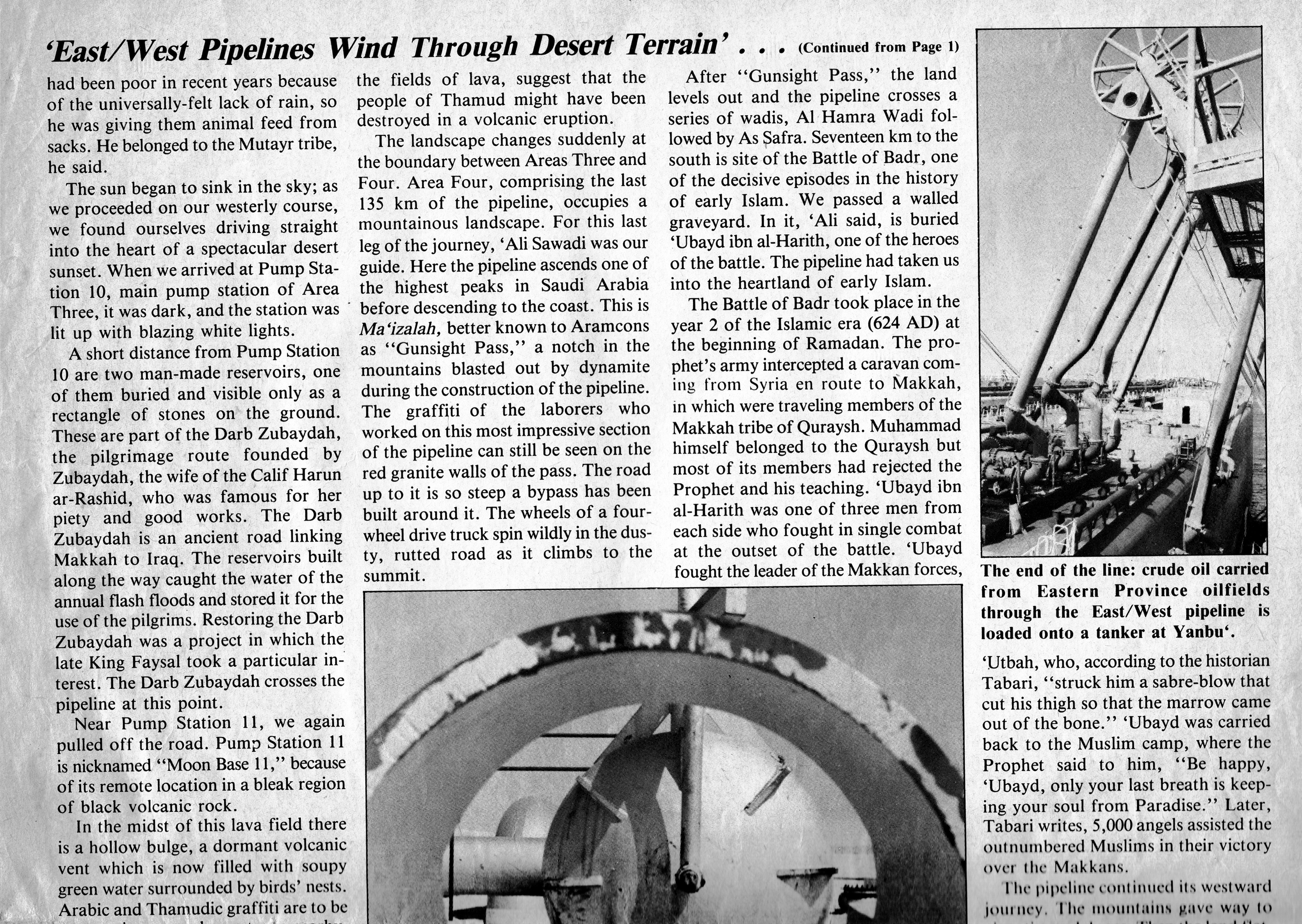 A newspaper article with a picture of a pipe

AI-generated content may be incorrect.